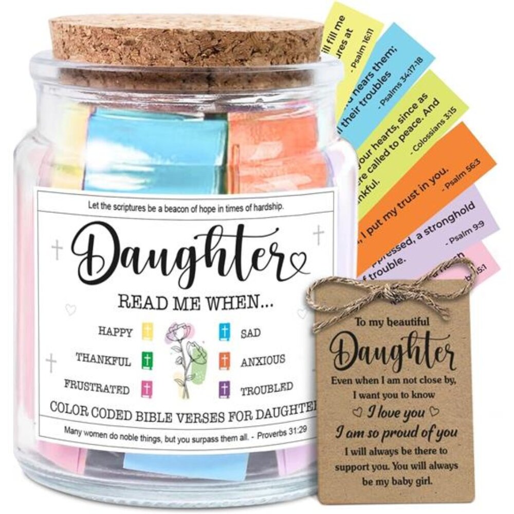 Bible Scripture Jar‎ Birthday Gifts  Mothers, Moms, Wife, Grandma Day Gifts